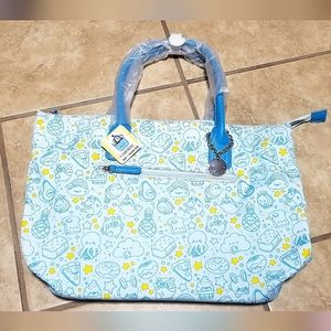 Squishable Blue & Yellow Character Print Tote